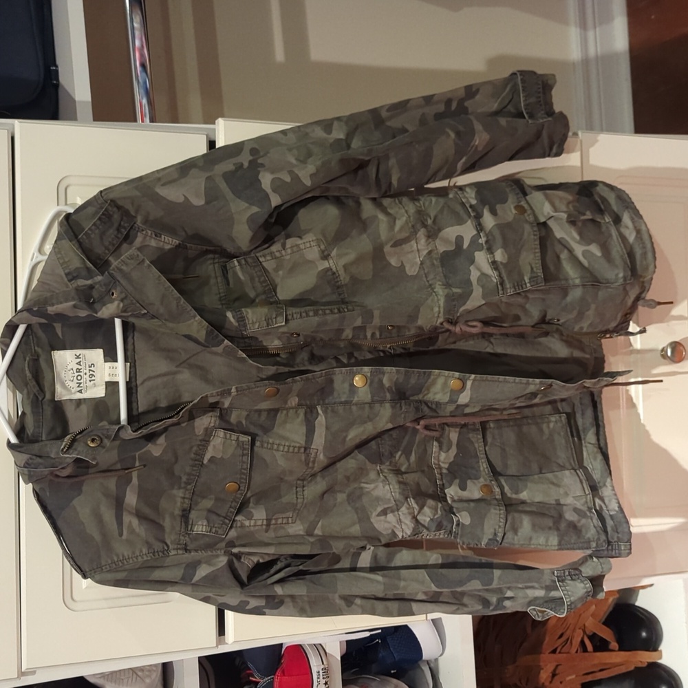 Camo cargo jacket